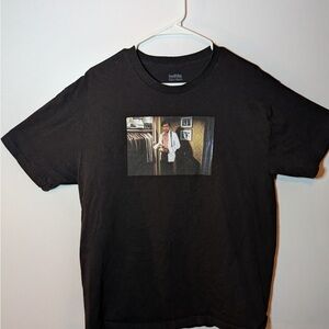 GoodFellas Black Short-Sleeve Graphic Crew Tee with Photo Print